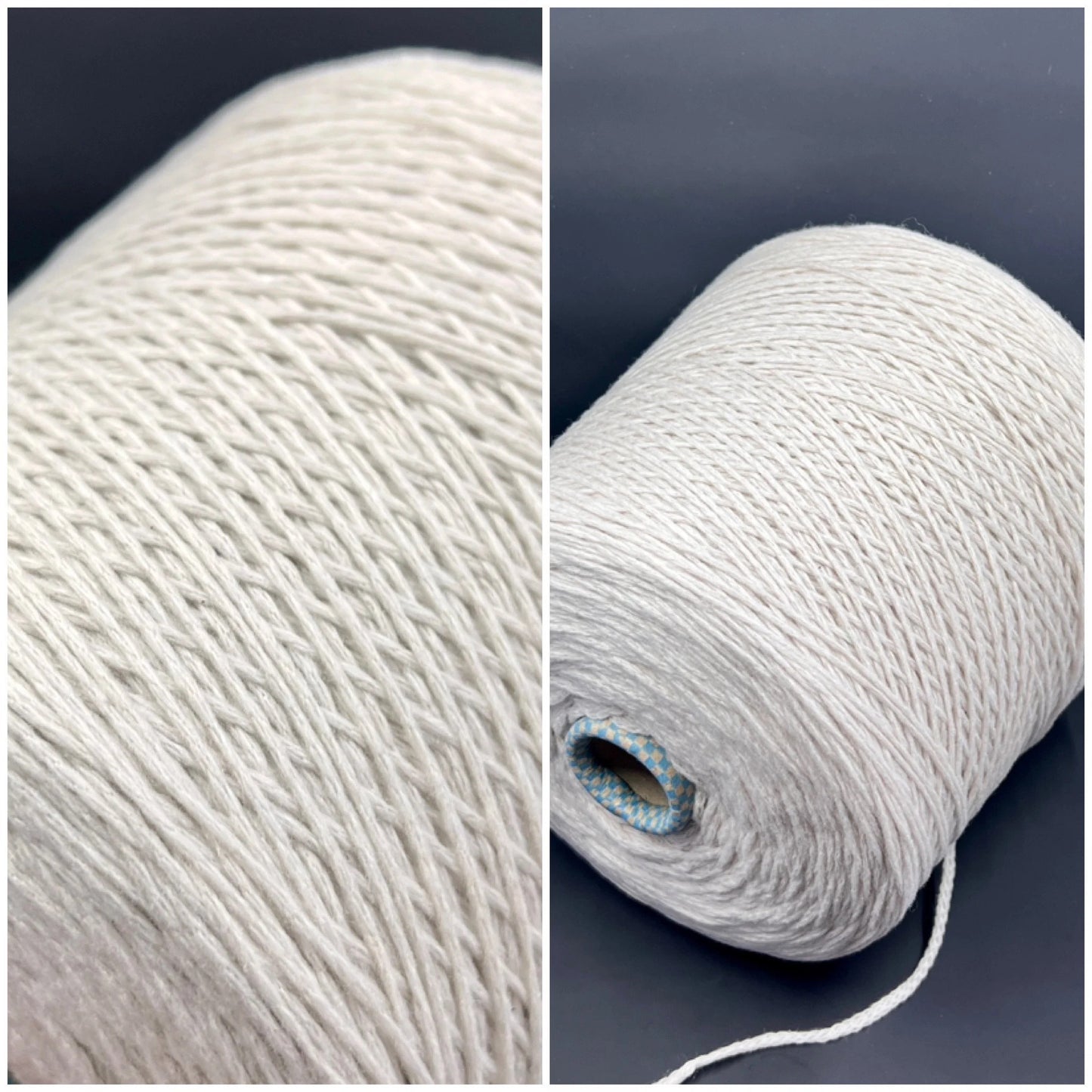 PIUMA Cashmere Yarn 100%, Yarn on Cone. Cariaggi Yarn - PCKC329, Color Silk, per 100 gr