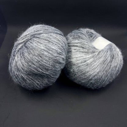 Color Gray, 29% Wool, 7% Alpaca, 19% Acrilico, 45% Poliamide, 50gr, SWIT, Filpucci, per. 50 gr, Lace weight yarn, Hand Knitting Yarn