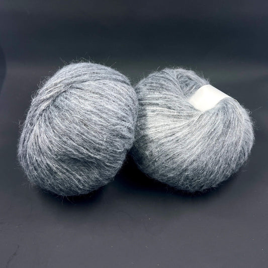 Color Gray, 29% Wool, 7% Alpaca, 19% Acrilico, 45% Poliamide, 50gr, SWIT, Filpucci, per. 50 gr, Lace weight yarn, Hand Knitting Yarn