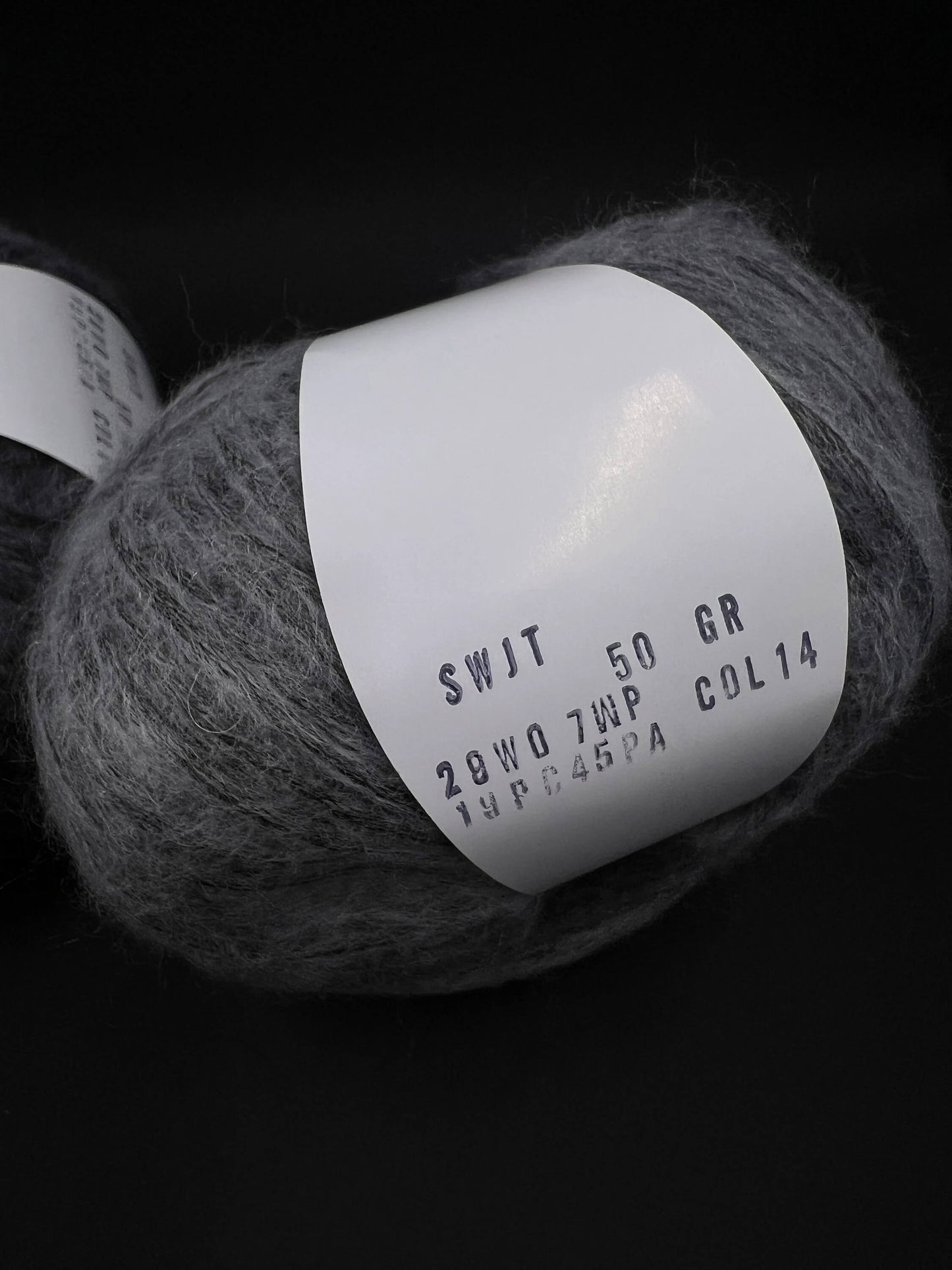 Color Gray, 29% Wool, 7% Alpaca, 19% Acrilico, 45% Poliamide, 50gr, SWIT, Filpucci, per. 50 gr, Lace weight yarn, Hand Knitting Yarn