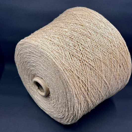 TWEED Yarn, Wool yarn, Silk Yarn, color Beige