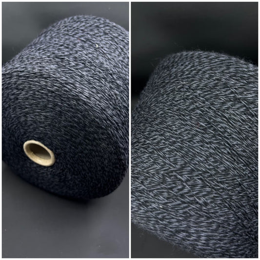 Fiber: 100% Merino wool yarn. Lanacardate SpA art Canberra. Colour yarn: DarkBlue. This is a very soft pure merino yarn can be purchased at our yarn store in Canada. It is produced in Italy by one of the best spinning mill in the world.The yarn will be perfect for Machine knitting.