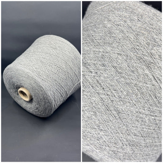 Cashmere Yarn by Cariaggi. Cashmere Yarn for Hand & Machine Knitting.  Fiber: 100% Cashmere Yarn. Yarn Colour: Gray  Reference: Cariaggi, Nm 2/28 This is a very soft pure Cashmere yarn by Cariaggi.