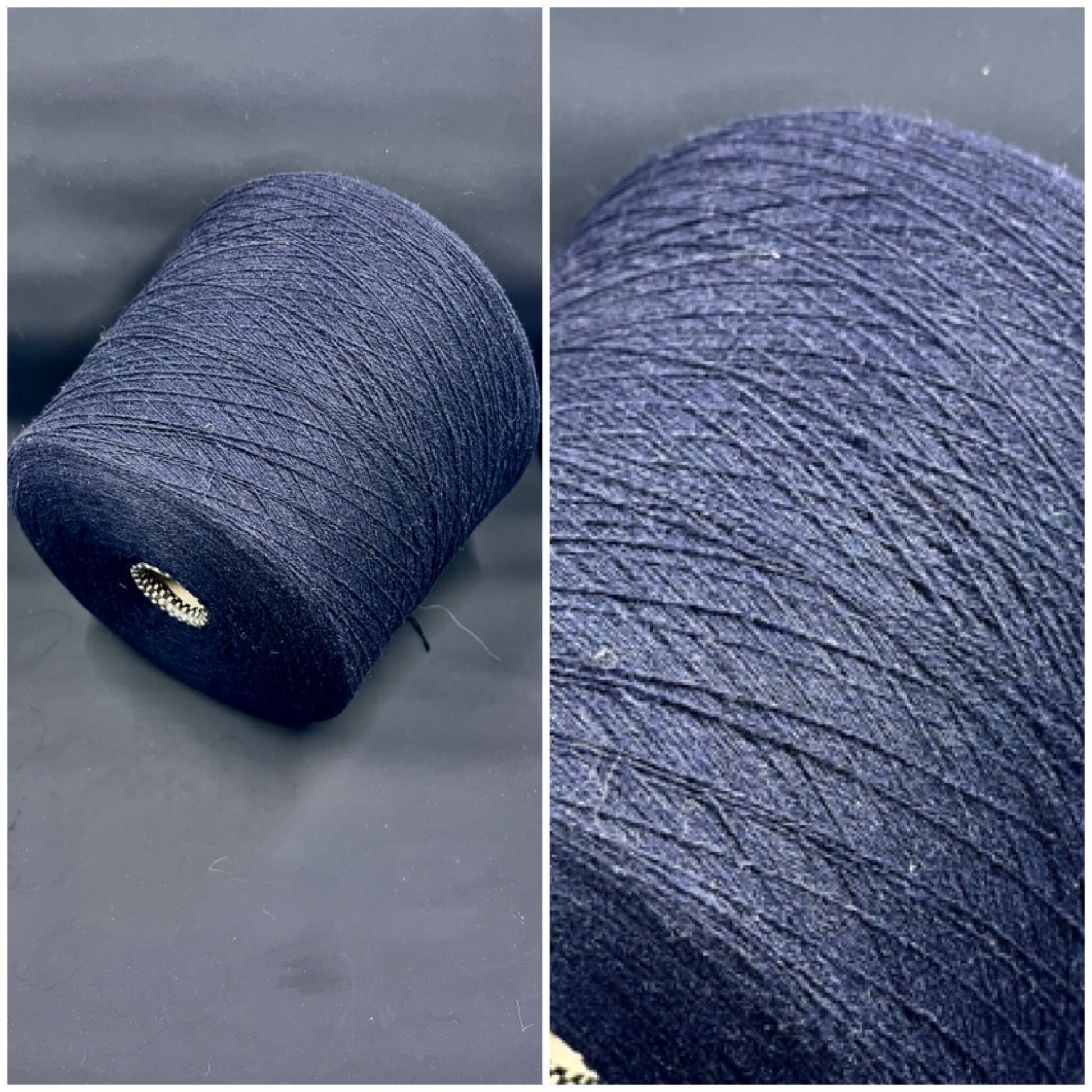 Cashmere Yarn by Cariaggi. Cashmere Yarn for Hand & Machine Knitting.  Fiber: 100% Cashmere Yarn. Yarn Colour: Minuit Dark Reference: Cariaggi, Nm 2/28 This is a very soft pure Cashmere yarn by Cariaggi.