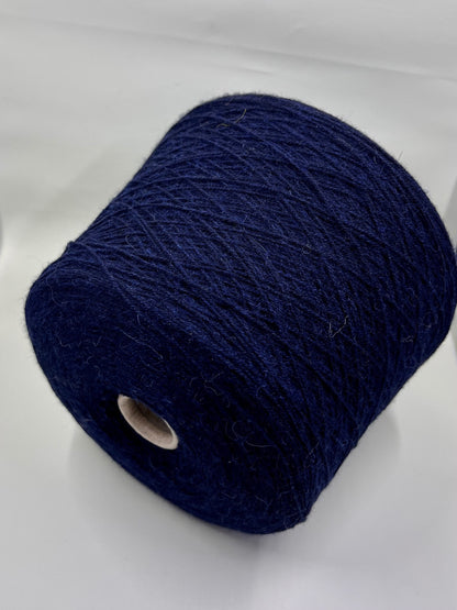 Reference: Profillo NM 2/12000 TULUM. Fibre: 85% Alpaca Yarn, 15% merino wool yarn. Country: Italy fine yarn. Color: Blue Navy mel. Can be used for knitting (both machine knitting and hand knitting). Yarn on cone. 