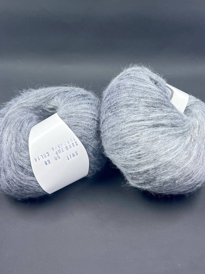 Color Gray, 29% Wool, 7% Alpaca, 19% Acrilico, 45% Poliamide, 50gr, SWIT, Filpucci, per. 50 gr, Lace weight yarn, Hand Knitting Yarn