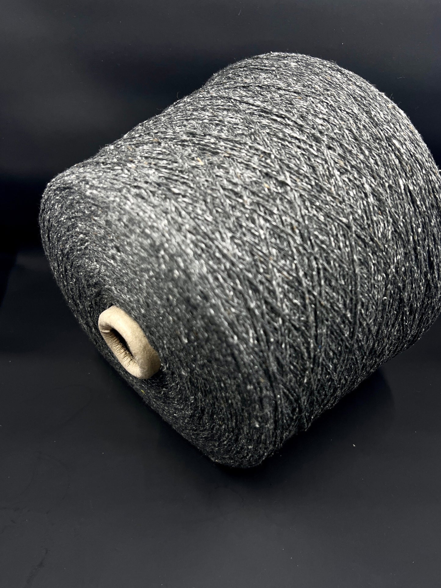 TWEED Yarn, Wool Yarn, Silk Yarn, Bourete, color Grigio Scuro