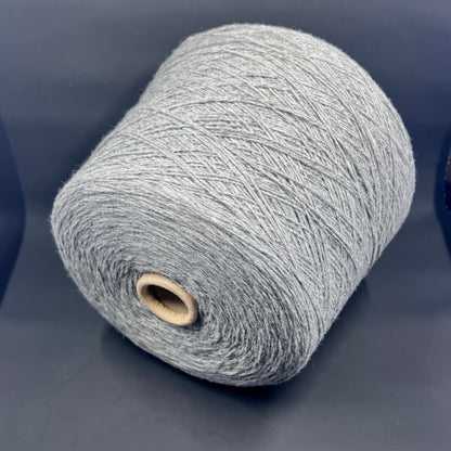 Merino wool yarn 60%, Cashmere Yarn 40%, Nm 3/15, Cariaggi Yarn PPKA514, color Gray