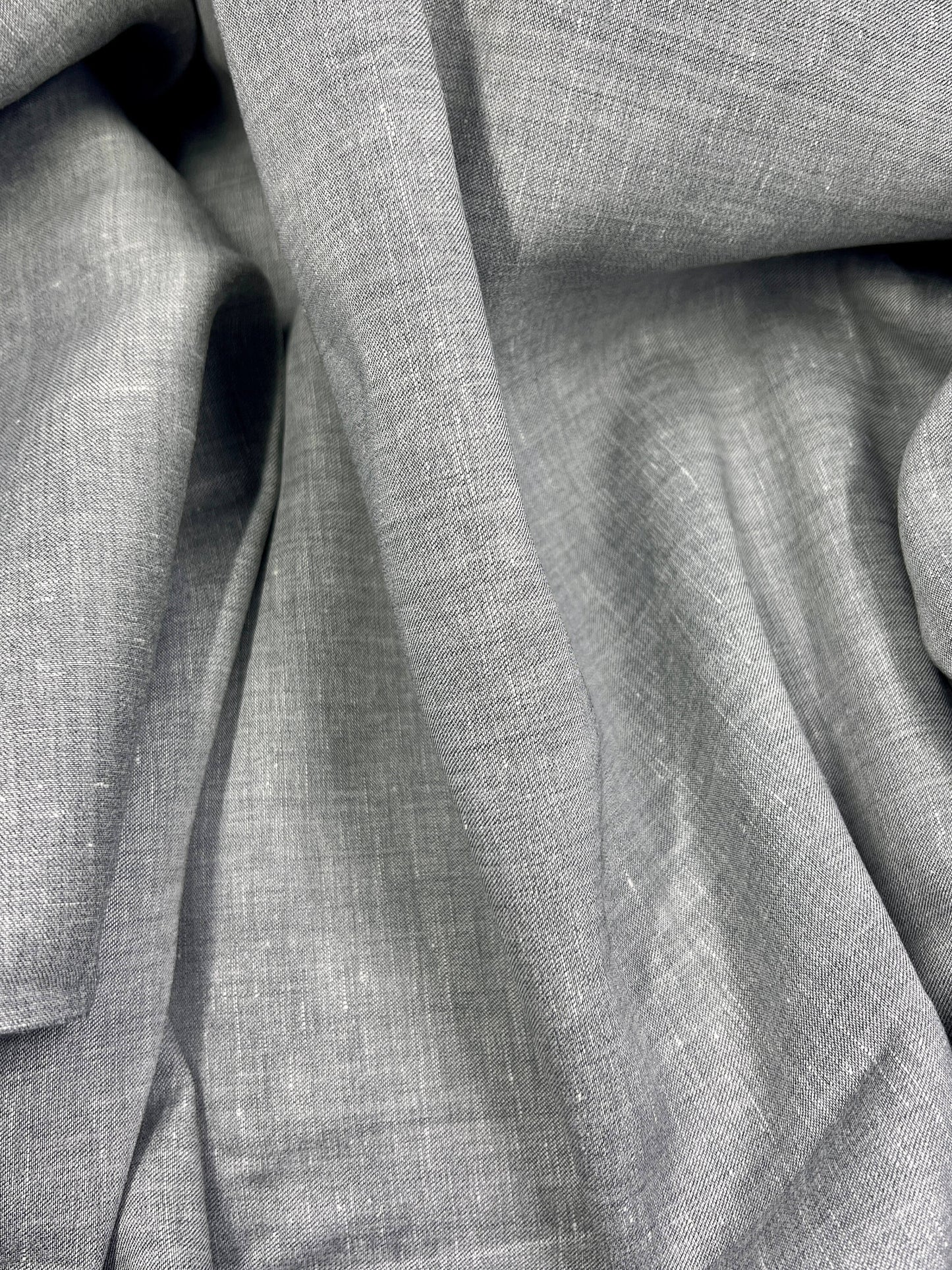 Linen/Lana Fabric, 50/45/5% Linen/Lana/Silk fabric woven in ITALY, Soft Material for Luxury Jacket