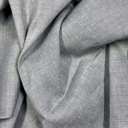 Linen/Lana Fabric, 50/45/5% Linen/Lana/Silk fabric woven in ITALY, Soft Material for Luxury Jacket