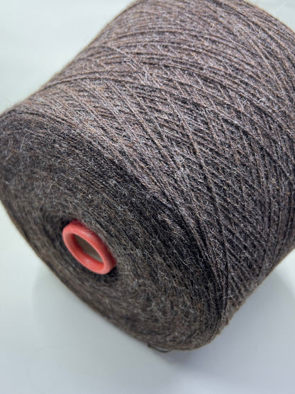 Alpaca Yarn, Merino wool Yarn, Yarn on Cone, Color Caffe Mel