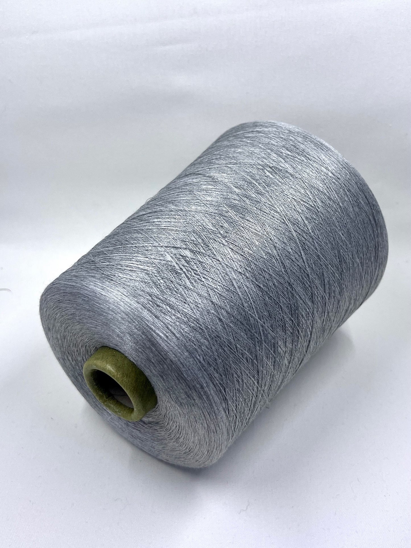 100% Silk Yarn. Italian Silk Yarn for Hand & Machine Knitting.  Reference: Botto Giuseppe, Schappe NM 2/120 Fibre: 100% Silk Yarn. Yarn Color: Grigio (Steel Gray).  The yarn will be perfect for weaving and knitting.