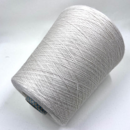 Cashmere Yarn & Silk Yarn by Cariaggi. Cashmere Yarn & Silk Yarn for Hand & Machine Knitting.  Fiber: 70% Cashmere Yarn 30% Silk Yarn  Yarn Colour: Ivory Reference: Cariaggi, Nm 2/56 This is a very soft pure Cashmere blend yarn by Cariaggi.