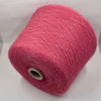 Super Kid Mohair Yarn. Yarn on Cone. Kid Mohair Yarn for Hand & Machine Knitting.  Fiber: 70% Kid Mohair Yarn & 30% Silk Yarn.  Reference: Profilo, Nm 1/9000 This is a very soft pure Kid Mohair yarn by Profilo.