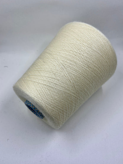 Cashmere Yarn 70%,  Silk Yarn 30%, Cariaggi Jaipur, art: PPKA017, colore White Milk