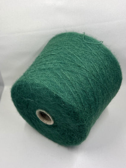 Super Kid Mohair Yarn. Yarn on Cone. Kid Mohair Yarn for Hand & Machine Knitting.  Fiber: 70% Kid Mohair Yarn & 30% Silk Yarn.  Reference: Profilo, Nm 1/9000 This is a very soft pure Kid Mohair yarn by Profilo.