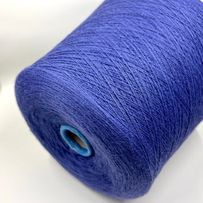 Merino Wool Yarn 100%, Yarn on Cone. PROFILLO SNC,Nm 2/28000, Color Azzurro. Per 100 gr