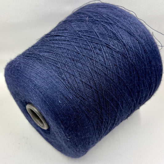 Cashmere Yarn 70%,Silk Yarn 30%, Nm 3/80, ZEGNA BARUFFA, color Blue. Per 100 gr