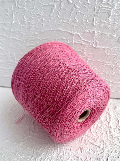 Cashmere Yarn 100%, Coarsehair Yarn, Loro Piana Yarn, Rosa Shopping Mel. per 100 gr