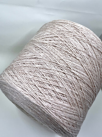 Wool Yarn 70% & Cashmere Yarn 30%, Settanta Profilo, color Beige. Per 100 gr