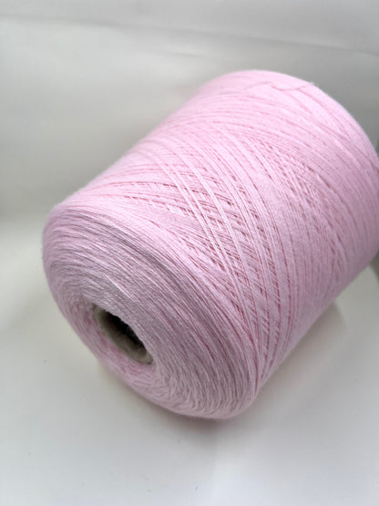 Merino Wool Yarn 100%, PROFILLO SNC,Nm 2/28000, Color Rosa Con. Per 100 gr