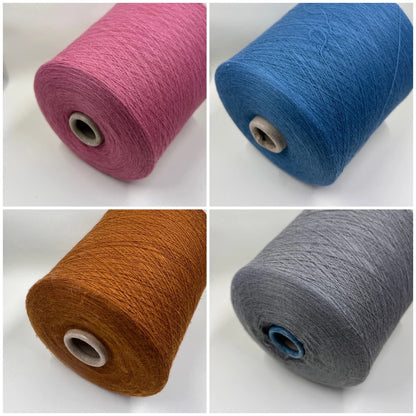 Top Cashmere Yarn Loro Piana. Top Cashmere Yarn for Hand & Machine Knitting.  Fiber: 100% Top Cashmere Yarn. Yarn Colour: Agava-Blue  Reference: Loro Piana, Nm 2/48  This is a very soft pure top cashmere yarn.