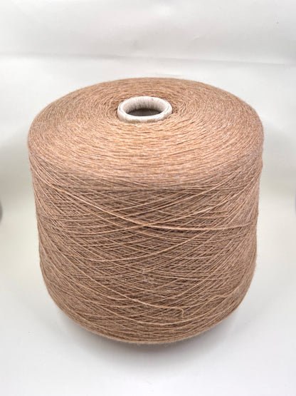 Merino Yarn 70%, Casmere Yarn 30%, Nm 1/15000, MilleFili Nouvelle, color-Brown. Per 100 gr