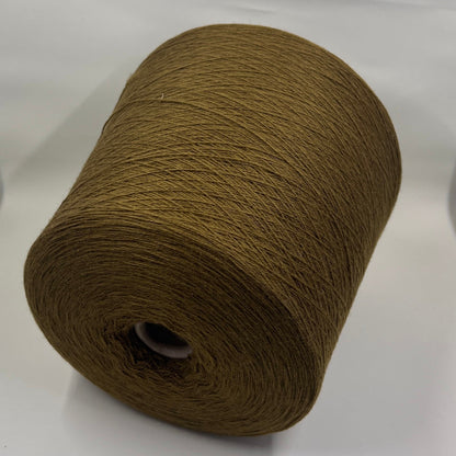 Cashmere Yarn 100%, Loro Piana Cashmere Yarn C282 55536, Yarn on Cone. Olive