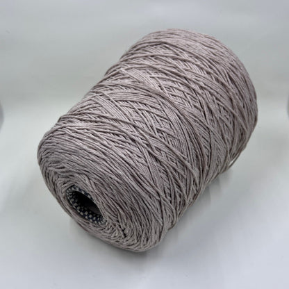 Soft Cotton Yarn 100%, Cotton Yarn on Cone, Cotton Yarn for knitting. Color Taupe. Per 100 gr