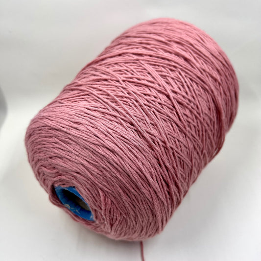 Soft Cotton Yarn 100%, Cotton Yarn on Cone, Cotton Yarn for knitting. Salmon. Per 100 gr