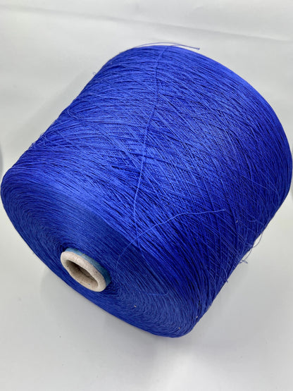 Cotton lace yarn on cone, 100% Cotton Yarn. Luxury Cotton yarn, Machine Knitting, Hand Knitting, Summer yarn. Sessia, art Flora Nm 2/50 Fiber: 100% Cotton Yarn. Yardage per 100g: 2500m per 100g / 2734 yards per 3.52oz The yarn on cone will be perfect for weaving and knitting but can also be used for crocheting.