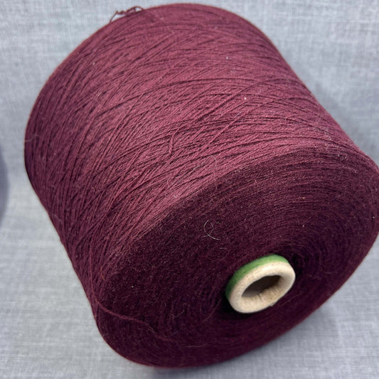 Cashmere Yarn 100%, Coarsehair Yarn, Loro Piana Yarn, Bordeaux. per 100 gr