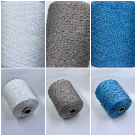 Merino fine yarn on cone. WISH-Merino Yarn 100%, PROFILLO,Nm 2/80000x3=13500. Per 100 gr.