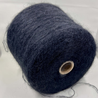 Tramonto Kid Mohair yarn 75%, Silk yarn 25%, Color-Asfalto. per 100 gr