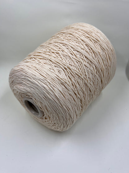 Soft Cotton Yarn 100%, Cotton Yarn on Cone, Cotton Yarn for knitting. Beige. Per 100 gr