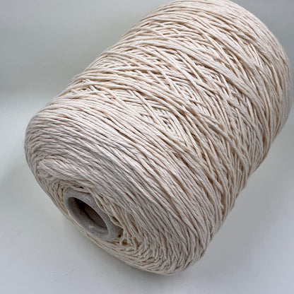 Soft Cotton Yarn 100%, Cotton Yarn on Cone, Cotton Yarn for knitting. Beige. Per 100 gr