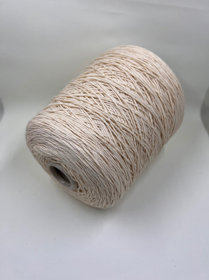 Soft Cotton Yarn 100%, Cotton Yarn on Cone, Cotton Yarn for knitting. Beige. Per 100 gr