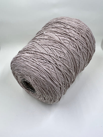 Soft Cotton Yarn 100%, Cotton Yarn on Cone, Cotton Yarn for knitting. Color Taupe. Per 100 gr