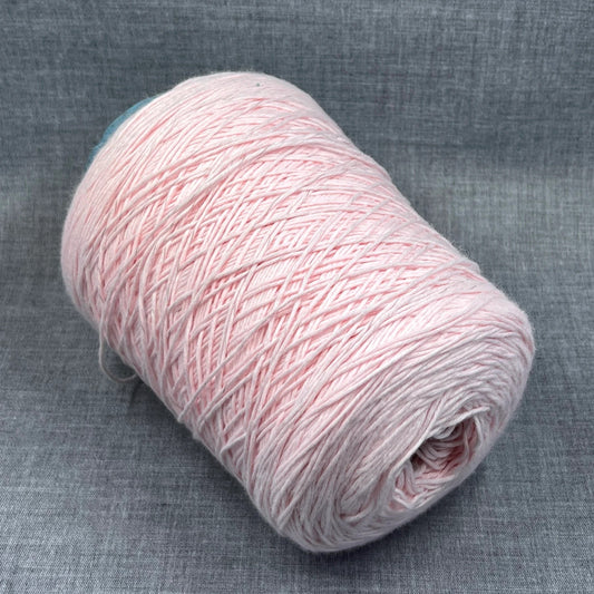 Soft Cotton Yarn 100%, Cotton Yarn on Cone, Cotton Yarn for knitting. Rosa. Per 100 gr