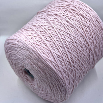 PIUMA Cashmere Yarn 100%, Yarn on Cone. Cariaggi Yarn, Yarn on Cone, Color Pale Pink. Per 100 gr