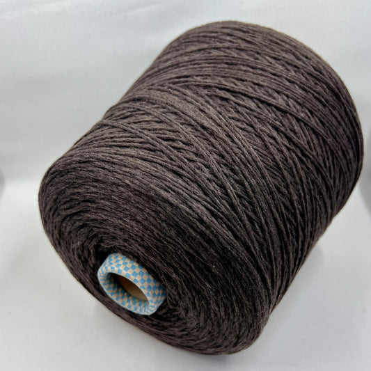 PIUMA Cashmere Yarn 100%, Yarn on Cone. Cariaggi Yarn - PCKC329, Color Dark Chocolad. Per 100 gr