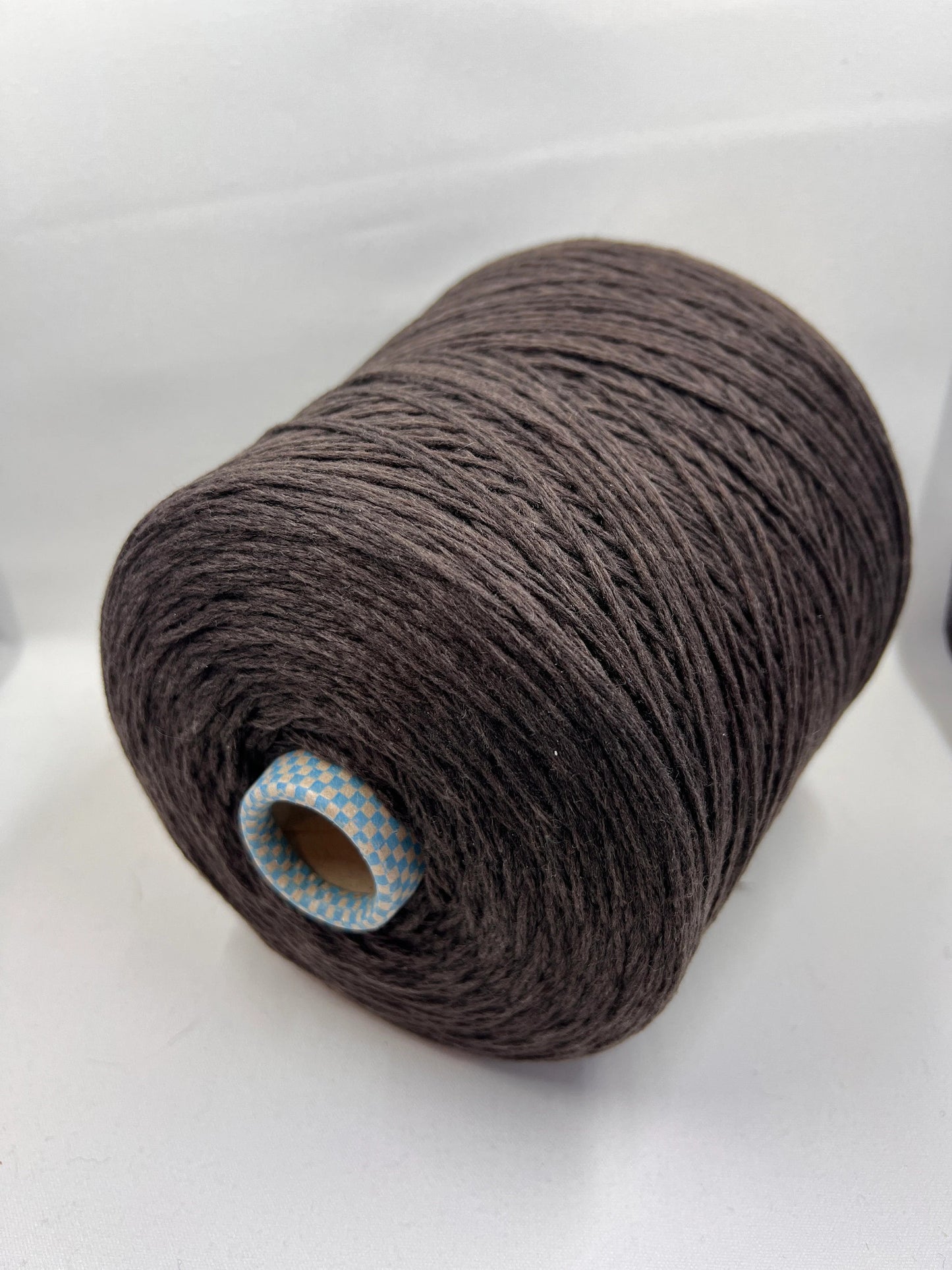 PIUMA Cashmere Yarn 100%, Yarn on Cone. Cariaggi Yarn - PCKC329, Color Dark Chocolad. Per 100 gr