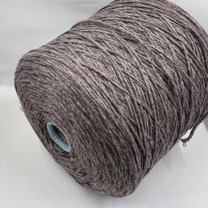 PIUMA Cashmere Yarn 100%, Yarn on Cone. Cariaggi Yarn - PCKC329, Color Brown. Per 100 gr