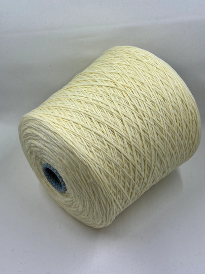 PIUMA Cashmere Yarn 100%, Yarn on Cone. Cariaggi Yarn - PCKC329, Color Lemon, per 100