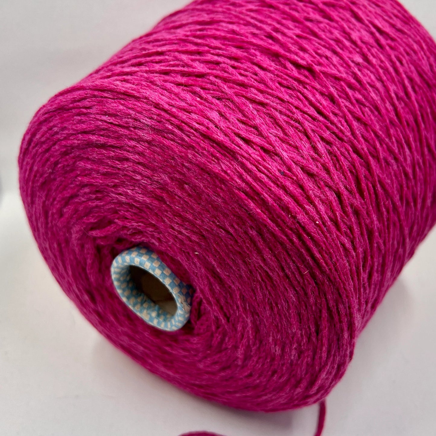 PIUMA Cashmere Yarn 100%, Yarn on Cone. Cariaggi Yarn - PCKC329, Color Raspberry, per 100 gr