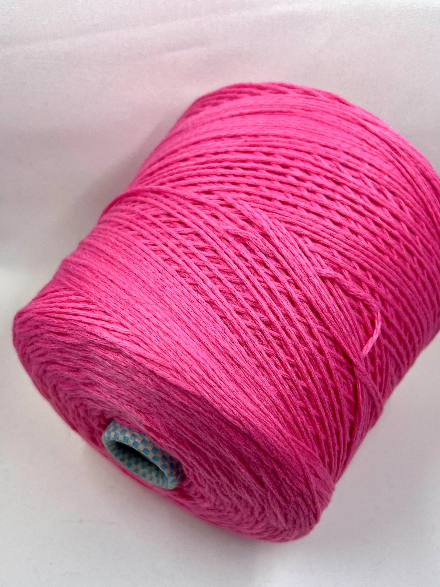 PIUMA Cashmere Yarn 100%, Yarn on Cone. Cariaggi Yarn,Yarn for knitting, Color Pink. Per 100 gr