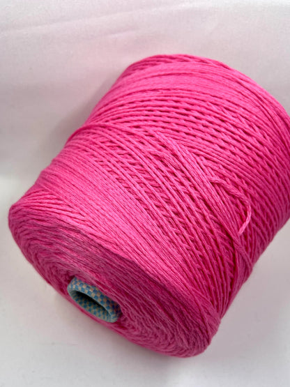 PIUMA Cashmere Yarn 100%, Yarn on Cone. Cariaggi Yarn,Yarn for knitting, Color Pink. Per 100 gr