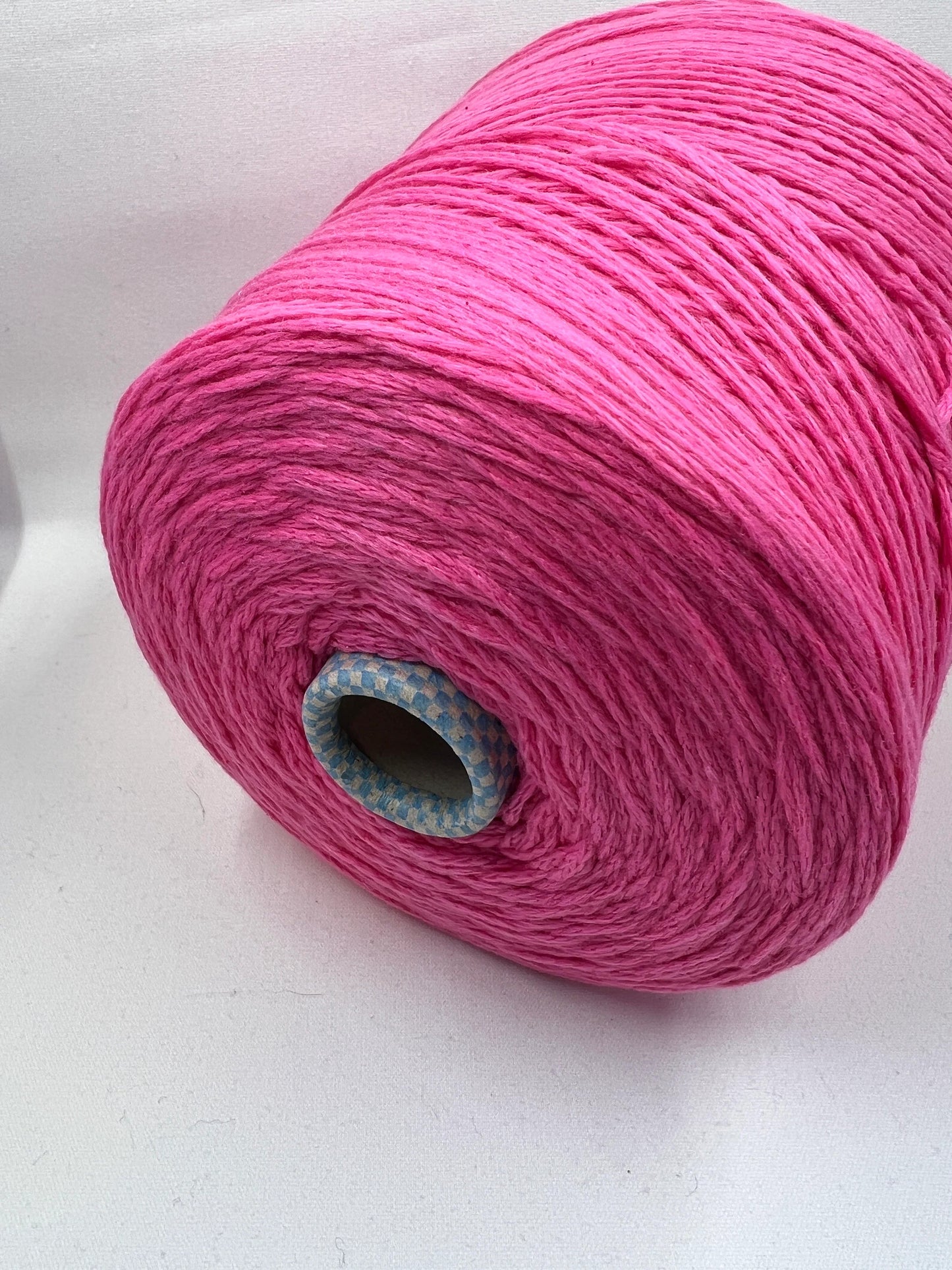 PIUMA Cashmere Yarn 100%, Yarn on Cone. Cariaggi Yarn,Yarn for knitting, Color Pink. Per 100 gr