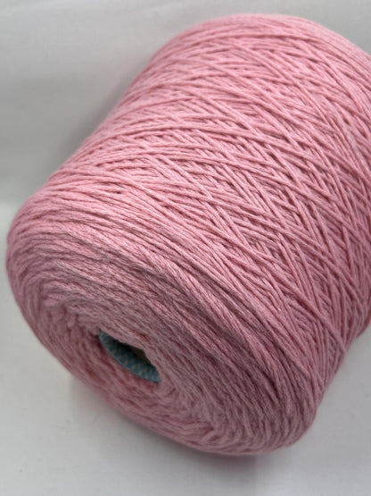 PIUMA Cashmere Yarn 100%, Cariaggi Yarn, Yarn on Cone. Color Light pink. Per 100 gr