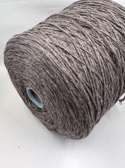 PIUMA Cashmere Yarn 100%, Yarn on Cone. Cariaggi Yarn - PCKC329, Color Brown. Per 100 gr